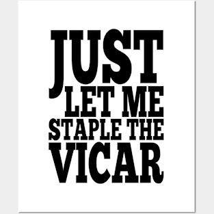 Misheard Lyrics - Staple the Vicar Posters and Art